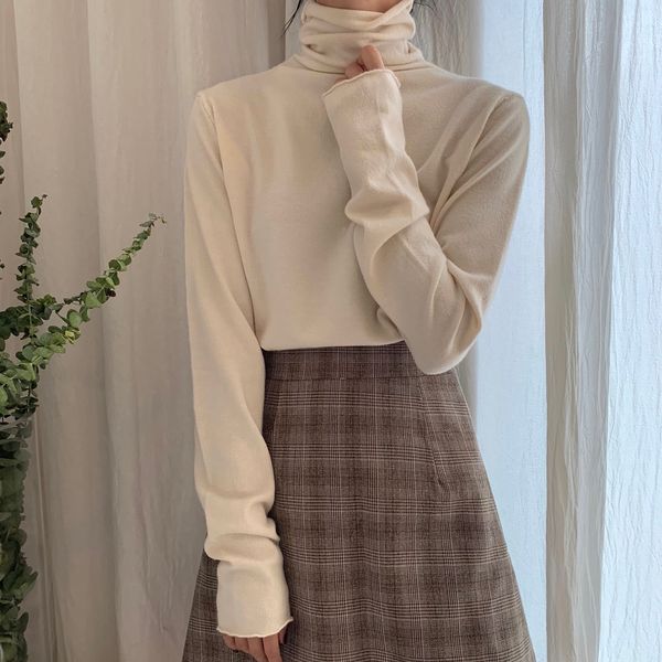 stretch women sweaters turtleneck pullovers soft primer shirt long sleeve korean slim-fit tight sweater 2020 autumn winter solid, White;black
stretch women sweaters turtleneck pullovers soft primer shirt long sleeve korean slim-fit tight sweater 2020 autumn winter solid, White;black