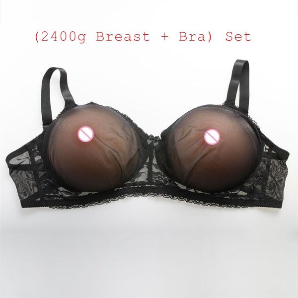 2400g/pair round beige super large silicone breast+black transparent lace pocket bra) fake boobs silicone with bra set, Red;black
2400g/pair round beige super large silicone breast+black transparent lace pocket bra) fake boobs silicone with bra set, Red;black