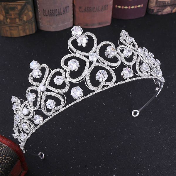 forseven women girl birthday bride noiva wedding party veil tiaras crowns silver color love heart crystal headpieces hair bands, Golden;silver
forseven women girl birthday bride noiva wedding party veil tiaras crowns silver color love heart crystal headpieces hair bands, Golden;silver