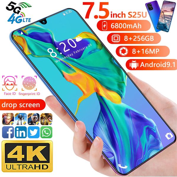 7.5-inch ultra-large screen smartphone cross-border new explosion spot s25u android smartphone factory wholesale ing
7.5-inch ultra-large screen smartphone cross-border new explosion spot s25u android smartphone factory wholesale ing