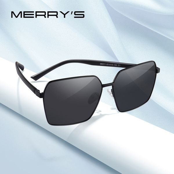 merrys design men polarized square sunglasses fashion male driving eyewear tr90 legs uv400 protection s8311, White;black
merrys design men polarized square sunglasses fashion male driving eyewear tr90 legs uv400 protection s8311, White;black