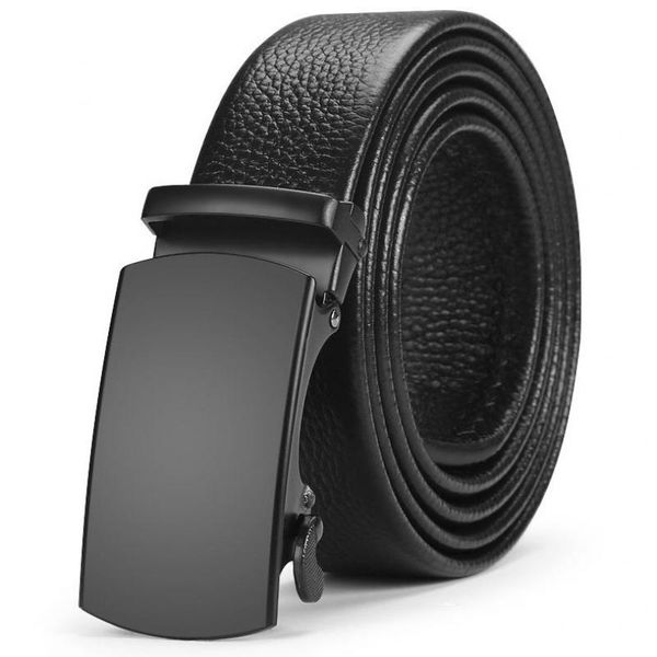 new pure black men's belt leather automatic buckle head layer leather belt youth student middle-aged business 100-125cm, Black;brown
new pure black men's belt leather automatic buckle head layer leather belt youth student middle-aged business 100-125cm, Black;brown