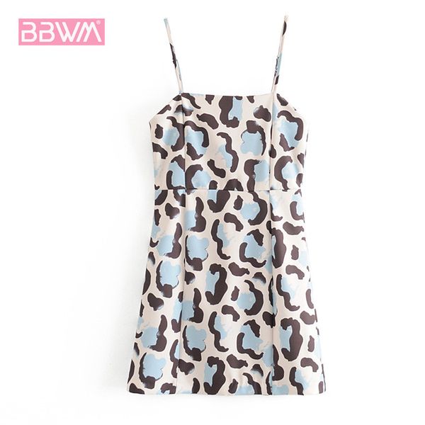 sleeveless harajuku stitching short slim leopard print women's dress french retro leisure vacation sweet chic female dress, Black;gray
sleeveless harajuku stitching short slim leopard print women's dress french retro leisure vacation sweet chic female dress, Black;gray