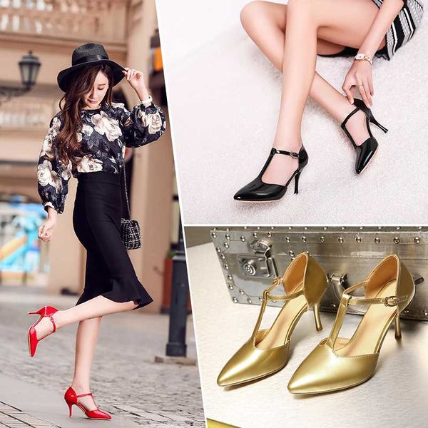 large size 34-47 new 2020 fashion high heels ladies pointed toe pu patent leather summer shoes women pumps footwear, Black
large size 34-47 new 2020 fashion high heels ladies pointed toe pu patent leather summer shoes women pumps footwear, Black
