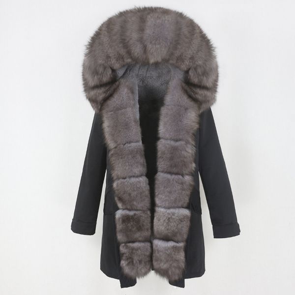 oftbuy 2020 winter jacket women waterproof long parka real fur coat natural fox fur collar hood thick warm outerwear streetwear, Black;white 
oftbuy 2020 winter jacket women waterproof long parka real fur coat natural fox fur collar hood thick warm outerwear streetwear, Black;white