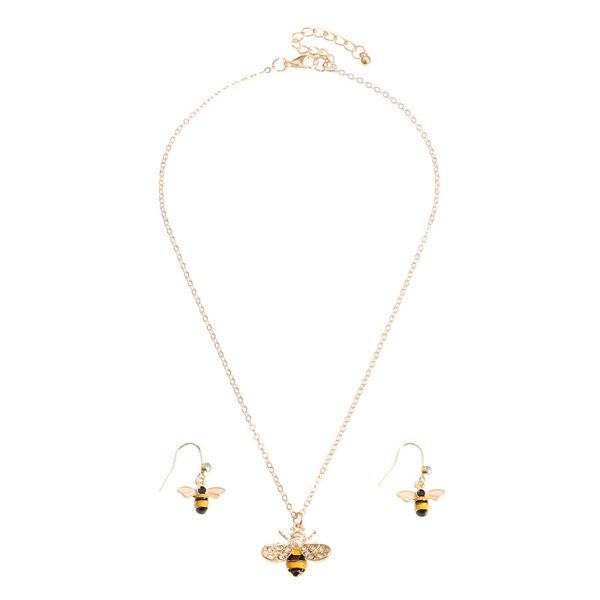 3d bee pendant necklace set for women jewelry collares friends chains girl novel neck accessories aesthetics suspension xl10296, Silver
3d bee pendant necklace set for women jewelry collares friends chains girl novel neck accessories aesthetics suspension xl10296, Silver