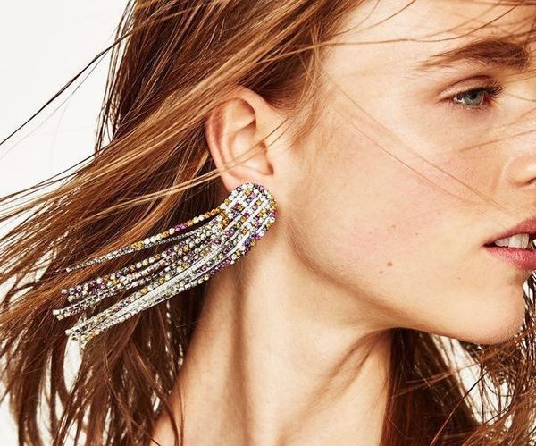 vintage women statement earrings claw crystal stud earrings for prom fashion jewelry rhinestone tassel earring pendant bridal gold01, Golden;silver
vintage women statement earrings claw crystal stud earrings for prom fashion jewelry rhinestone tassel earring pendant bridal gold01, Golden;silver