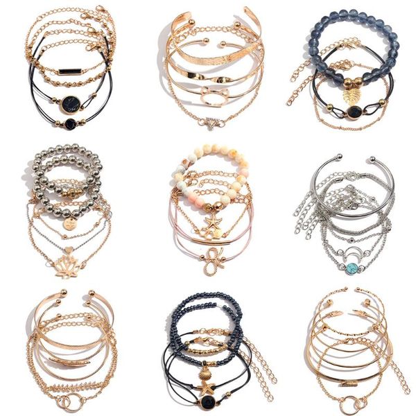 jjfoucs 2020 bohemian bracelets & bangle set vintage bead chain charm bracelet for women accessories pulseras mujer bijoux femme, Black
jjfoucs 2020 bohemian bracelets & bangle set vintage bead chain charm bracelet for women accessories pulseras mujer bijoux femme, Black
