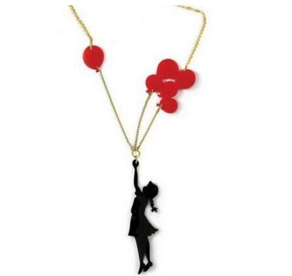 2020 new fashion acrylic cute girl playing balloon pendant necklace for children girl jewelry personality air balloon necklace, Silver
2020 new fashion acrylic cute girl playing balloon pendant necklace for children girl jewelry personality air balloon necklace, Silver