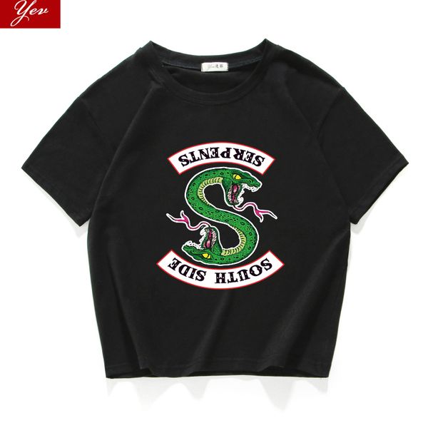 fashion women tshirt girl casual 100% cotton short t-shirt women o-neck loose snake crop summer women riverdale
fashion women tshirt girl casual 100% cotton short t-shirt women o-neck loose snake crop summer women riverdale