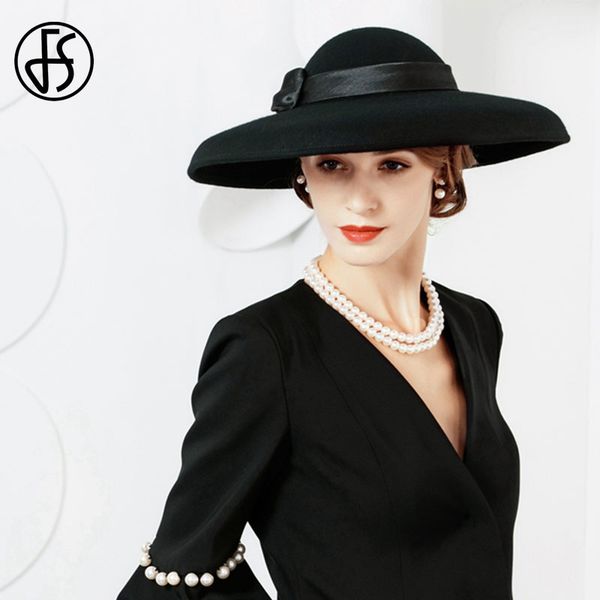 fs fedora шляпа женщина большой брим черный шерсть зима шлем войлок hat for wedding bowler клош сомбреро mujer, Blue;gray
fs fedora шляпа женщина большой брим черный шерсть зима шлем войлок hat for wedding bowler клош сомбреро mujer, Blue;gray