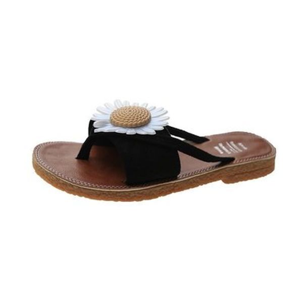 2020 summer new toe flip-flops wear soft and comfortable fashion wild plus size female slippers, Black
2020 summer new toe flip-flops wear soft and comfortable fashion wild plus size female slippers, Black