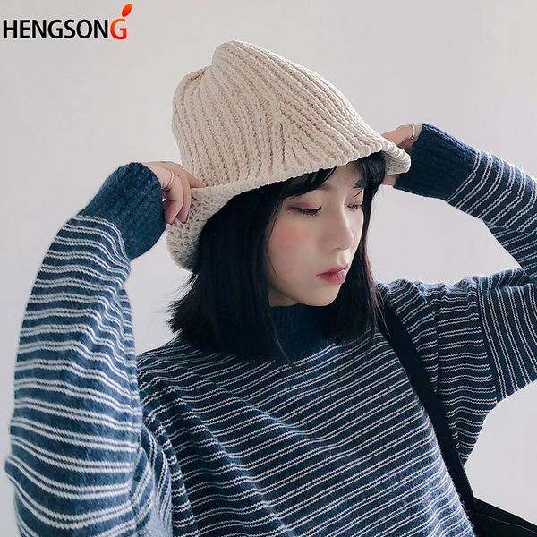 korean version autumn winter outdoor chenille hand knitted hats women thick warm female beanies caps solid color wollen muts, Blue;gray
korean version autumn winter outdoor chenille hand knitted hats women thick warm female beanies caps solid color wollen muts, Blue;gray