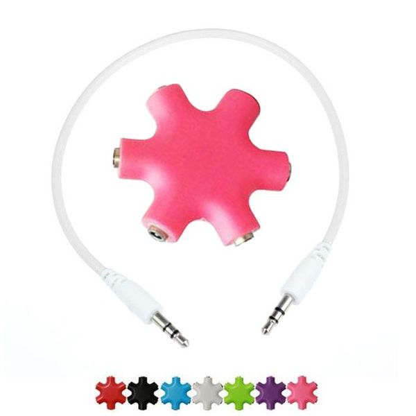 cgjxscgjxsdurable aux splitter 3 .5mm colorful audio aux auxiliary router 1 to 5 female headphone jack ports for cellphone pc mp3 headphone
cgjxscgjxsdurable aux splitter 3 .5mm colorful audio aux auxiliary router 1 to 5 female headphone jack ports for cellphone pc mp3 headphone