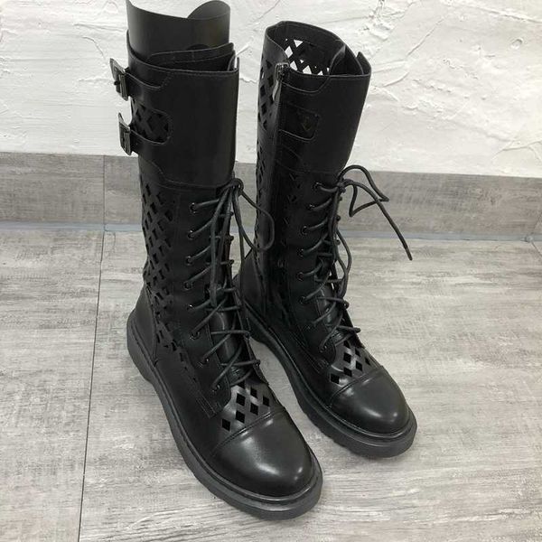 deat 2020 new spring autumn fashion casual genuine leather thick-soled mesh boots hollow out single shoes women se873, Black
deat 2020 new spring autumn fashion casual genuine leather thick-soled mesh boots hollow out single shoes women se873, Black