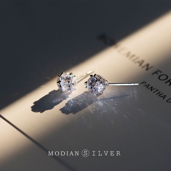 modian original circle full cubic zirconia luxury stud earrings for women 925 sterling silver wedding jewelry fashion bijoux, Golden;silver
modian original circle full cubic zirconia luxury stud earrings for women 925 sterling silver wedding jewelry fashion bijoux, Golden;silver