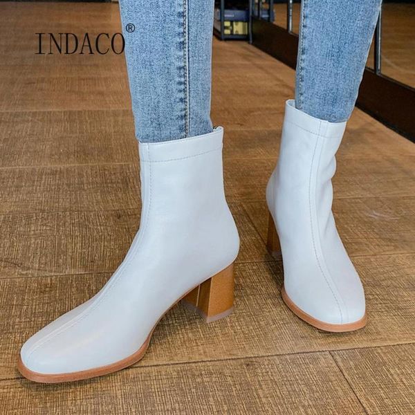 leather boots women genuine leather high heel boots white ankle for women round toe thick heel winter shoes big size 42 43, Black
leather boots women genuine leather high heel boots white ankle for women round toe thick heel winter shoes big size 42 43, Black