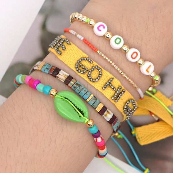 go2boho miyuki tila bracelet women femme letter shell beads bracelets braided pulseras mujer moda 2020 jewelry, Golden;silver
go2boho miyuki tila bracelet women femme letter shell beads bracelets braided pulseras mujer moda 2020 jewelry, Golden;silver