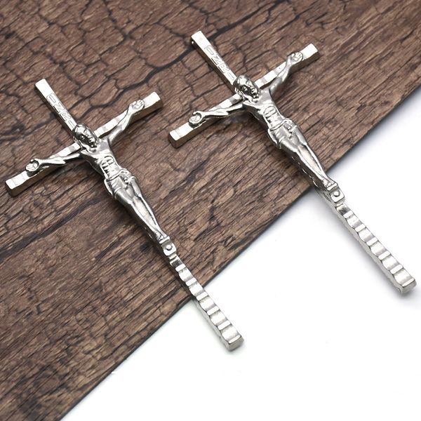 christ catholic pendant jewelry handmade jesus rosary cross necklace religion christian accessories christmas gift, Silver
christ catholic pendant jewelry handmade jesus rosary cross necklace religion christian accessories christmas gift, Silver