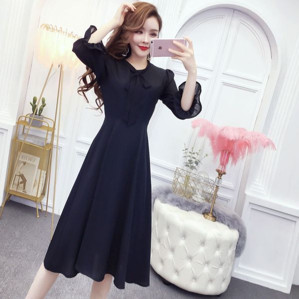 женщины dressises 2020 осень новая мода lady light зрелые хепберн стиль черный шнуровка лук stitching шифоновое платье женщин, White;black
женщины dressises 2020 осень новая мода lady light зрелые хепберн стиль черный шнуровка лук stitching шифоновое платье женщин, White;black