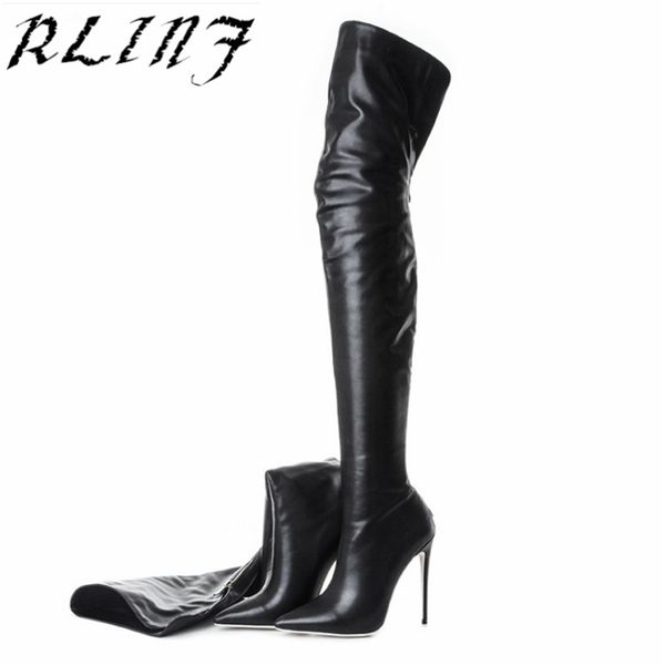 rlinf plus high heel thigh high autumn winter boot thigh boots over the knee boots heel, Black
rlinf plus high heel thigh high autumn winter boot thigh boots over the knee boots heel, Black
