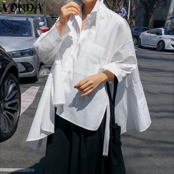 асимметричного мундир отворот шея рубашка вонд женщина партия tops 2020 spring summer beach tops женской блуза повседневного blusa plus size, White 
асимметричного мундир отворот шея рубашка вонд женщина партия tops 2020 spring summer beach tops женской блуза повседневного blusa plus size, White