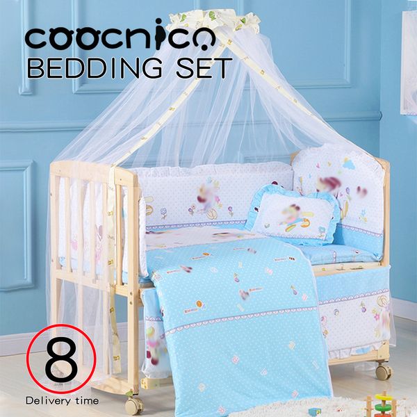 5pcs/set baby bumpers bedding set bed cot pure cotton animated cradle toddlers child protector patronizing set protective
5pcs/set baby bumpers bedding set bed cot pure cotton animated cradle toddlers child protector patronizing set protective