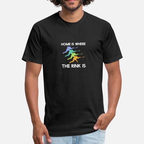 home is where the rink is ice hockey ice puck t shirt men designs short sleeve size s-3xl normal anti-wrinkle authentic spring autumn cool 
home is where the rink is ice hockey ice puck t shirt men designs short sleeve size s-3xl normal anti-wrinkle authentic spring autumn cool