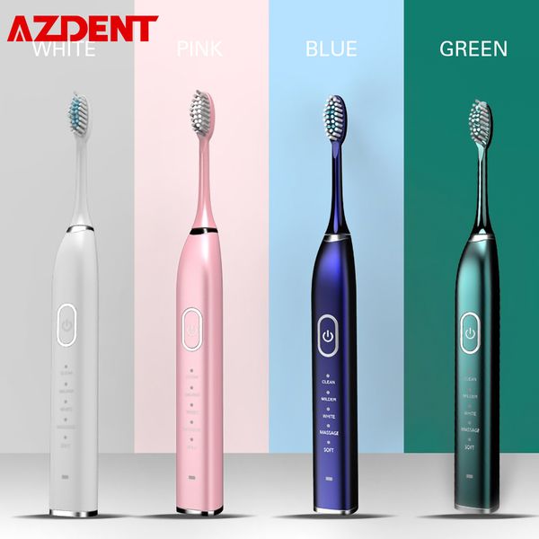 USB Rechargeable Ultrasonic Electric Toothbrush 5 Brush Heads 5 Modes 2 Vibrating Intensity 30S Reminder 2min Timer Waterproof
USB Rechargeable Ultrasonic Electric Toothbrush 5 Brush Heads 5 Modes 2 Vibrating Intensity 30S Reminder 2min Timer Waterproof