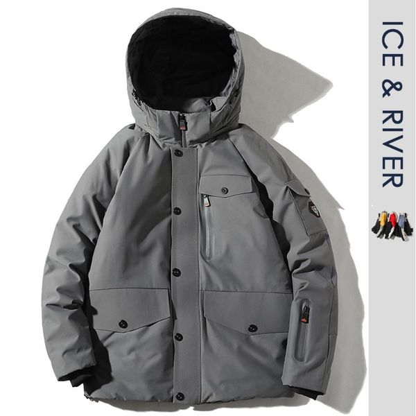 men's down & parkas men winter casual thick waterproof hooded jacket autumn outwear fashion warm windbreaker pockets coats, Black
men's down & parkas men winter casual thick waterproof hooded jacket autumn outwear fashion warm windbreaker pockets coats, Black