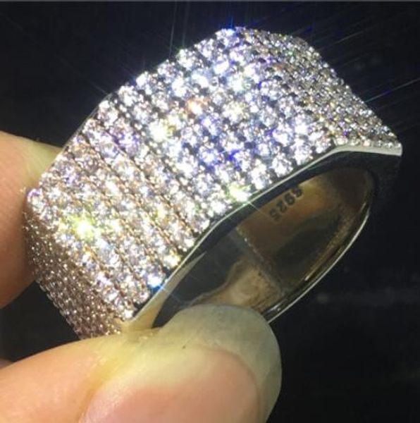 unique lovers ring 925 sterling silver pave 252pcs 5a cz stone statement wedding band rings for women men party jewelry, Slivery;golden
unique lovers ring 925 sterling silver pave 252pcs 5a cz stone statement wedding band rings for women men party jewelry, Slivery;golden