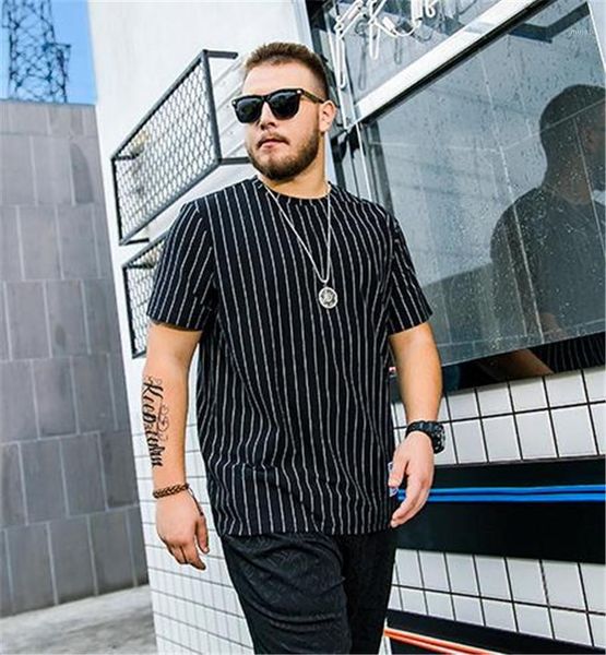 plus size summer short sleeve mens tees casual mens clothing stripe print mens designer tshirts fashion, White;black
plus size summer short sleeve mens tees casual mens clothing stripe print mens designer tshirts fashion, White;black