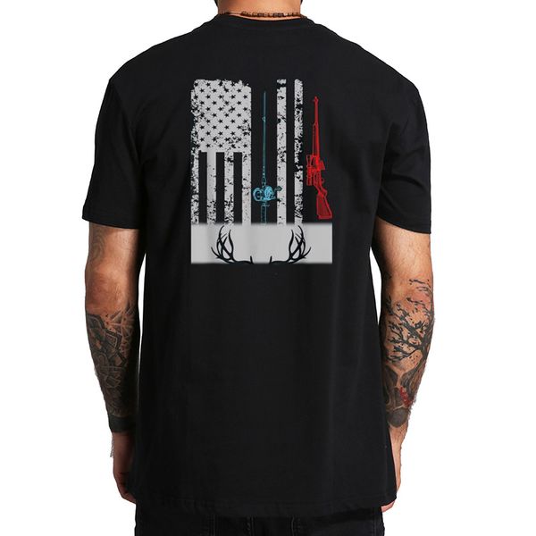 удочка hunting rifle американский флаг t-shirt мягкий 100% хлопок прохладный высокого качества с коротким рукавом camiseta
удочка hunting rifle американский флаг t-shirt мягкий 100% хлопок прохладный высокого качества с коротким рукавом camiseta
