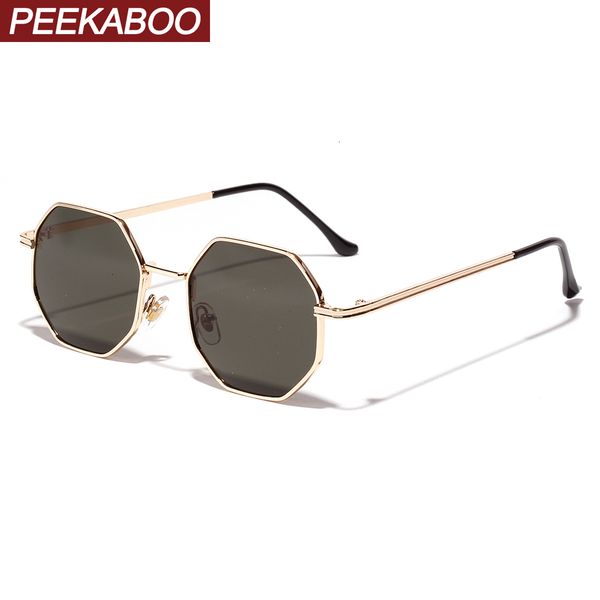 peekaboo women vintage sunglasses men metal gold green brown 2019 male octagonal sun glasses for ladies polygon uv400, White;black
peekaboo women vintage sunglasses men metal gold green brown 2019 male octagonal sun glasses for ladies polygon uv400, White;black