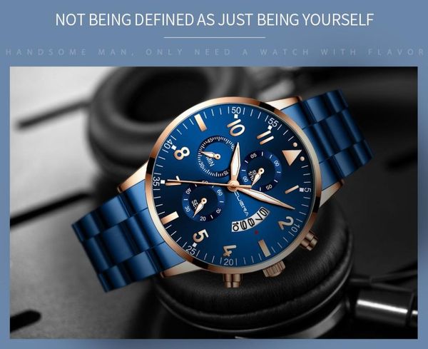 2020 relogio masculino watches men fashion sport stainless steel case leather band watch quartz business wristwatch reloj hombre, Slivery;brown
2020 relogio masculino watches men fashion sport stainless steel case leather band watch quartz business wristwatch reloj hombre, Slivery;brown