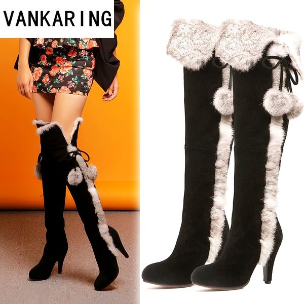 boots vankaring women winter snow thin high heels warm suede leather fur long plush black shoes woman over the knee
boots vankaring women winter snow thin high heels warm suede leather fur long plush black shoes woman over the knee