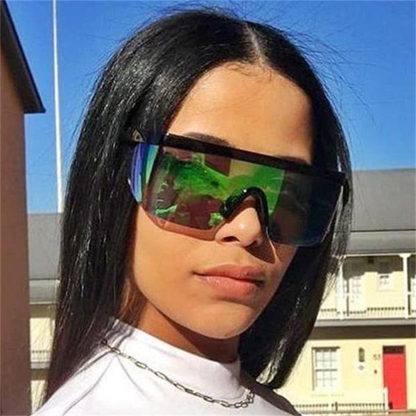 oversized colorful mirror sunglasses men outdoor shield lens fashon sun glasses women big square shades vintage glasses uv400, White;black
oversized colorful mirror sunglasses men outdoor shield lens fashon sun glasses women big square shades vintage glasses uv400, White;black