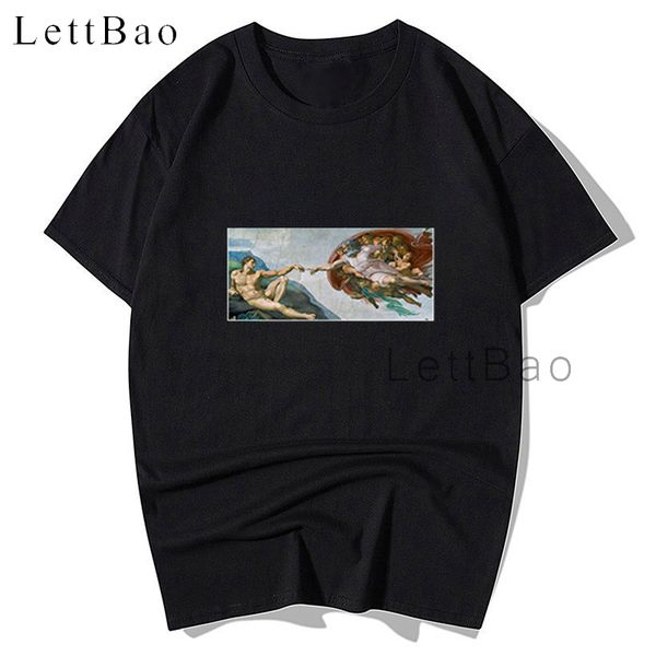 michelangelo creation of adam simple style t-shirt funny t shirt trendy chic tshirt plus size streetwear harajuku boyfriend gift
michelangelo creation of adam simple style t-shirt funny t shirt trendy chic tshirt plus size streetwear harajuku boyfriend gift