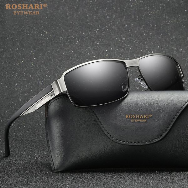 roshari men's sunglasses polarized men coating mirror glasses oculos male eyewear accessories for men a64, White;black
roshari men's sunglasses polarized men coating mirror glasses oculos male eyewear accessories for men a64, White;black