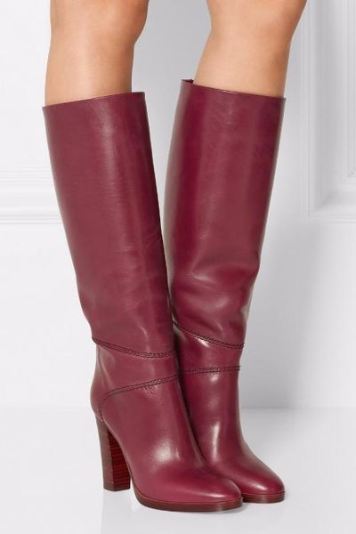 new fashion knee high chunky heel boots women round toe tall boots long thick high heel charming leather, Black
new fashion knee high chunky heel boots women round toe tall boots long thick high heel charming leather, Black