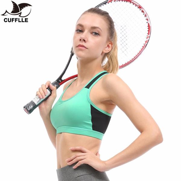 cufflle women sports bra for fitness yoga gym padded push up sport athletic underwear workout running clothing, White;black
cufflle women sports bra for fitness yoga gym padded push up sport athletic underwear workout running clothing, White;black