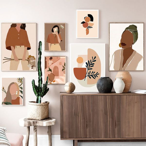 fashion vintage girl plant wall art abstract canvas painting nordic posters and prints wall pictures for living room home decor
fashion vintage girl plant wall art abstract canvas painting nordic posters and prints wall pictures for living room home decor