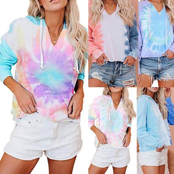 women hoodies hooded designer color gradient sweaters long sleeve blouse girls hip hop t-shirt tie dyed pullover sweatshirts cz8241, White
women hoodies hooded designer color gradient sweaters long sleeve blouse girls hip hop t-shirt tie dyed pullover sweatshirts cz8241, White