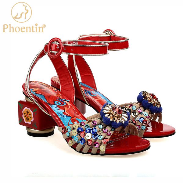 phoentin crystal wedding shoes for women 2020 summer sandals with rhinestones red luxury designer women shoes mixed color ft1010, Black
phoentin crystal wedding shoes for women 2020 summer sandals with rhinestones red luxury designer women shoes mixed color ft1010, Black