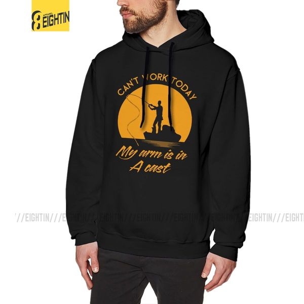 man sweatshirt can't work today my arm is in the cast purified cotton funny hoodie pullovers, Black
man sweatshirt can't work today my arm is in the cast purified cotton funny hoodie pullovers, Black