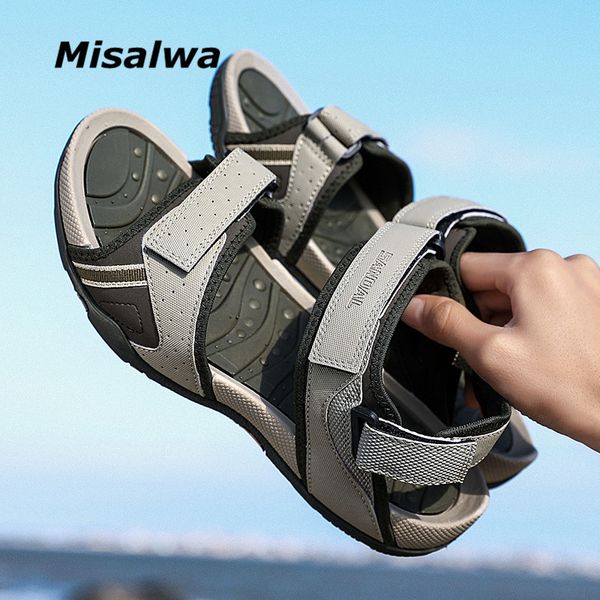 misalwa lightweight новое прибытие самец сандалии лето мужская повседневная обувь конструктор тапочки мягкие пляжная обувь 39-46 хаки синий, Black
misalwa lightweight новое прибытие самец сандалии лето мужская повседневная обувь конструктор тапочки мягкие пляжная обувь 39-46 хаки синий, Black