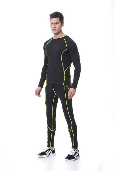 2020 thermal underwear men underwear sets compression men fitness clothing, White;black
2020 thermal underwear men underwear sets compression men fitness clothing, White;black