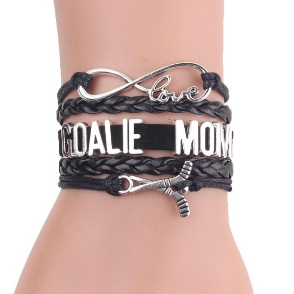 little minglou infinity love goalie mom bracelet hockey charm leather wrap bracelets & bangles for women jewelry mom gift, Red;blue
little minglou infinity love goalie mom bracelet hockey charm leather wrap bracelets & bangles for women jewelry mom gift, Red;blue