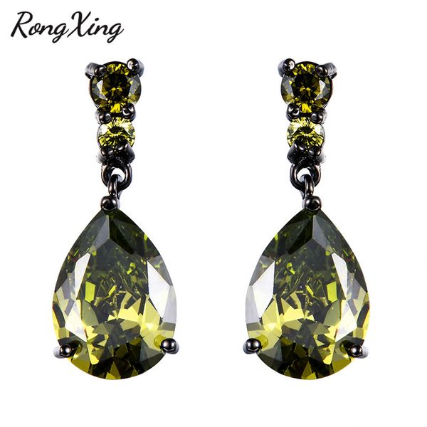 rongxing luxury water drop zircon drop earrings for women black gold filled green/red/blue birthstone dangle earrings ear0030, Silver
rongxing luxury water drop zircon drop earrings for women black gold filled green/red/blue birthstone dangle earrings ear0030, Silver