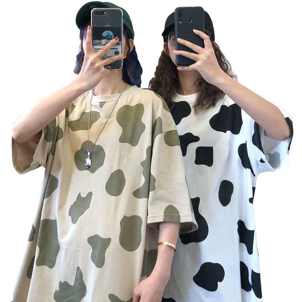 cow print t-shirt women harajuku short sleeve female t shirt casual tees summer fashion women's tshirts loose woman clothes, White
cow print t-shirt women harajuku short sleeve female t shirt casual tees summer fashion women's tshirts loose woman clothes, White